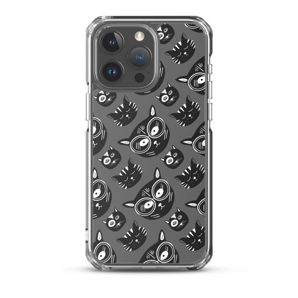 Funky Cats iPhone Clear Case