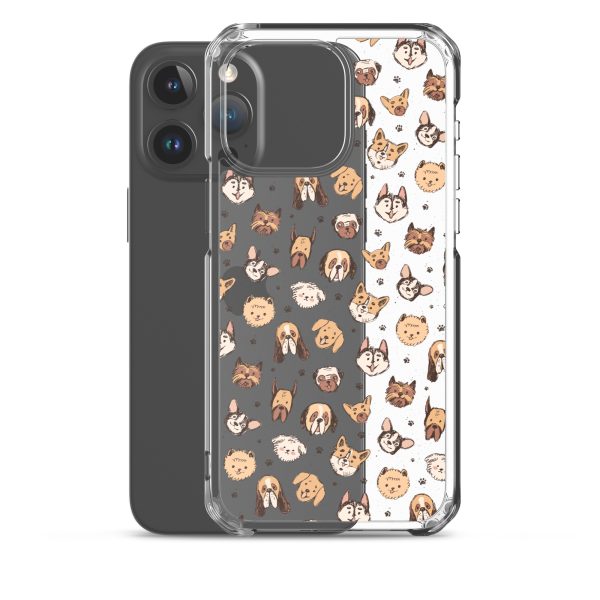Cute Dog Breeds iPhone Clear Case