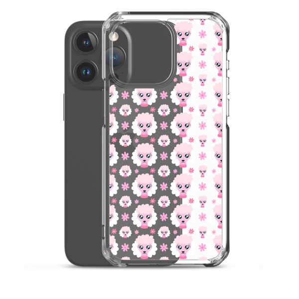 Pink Poodle iPhone Clear Case