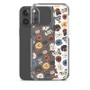 Dog Heads Seamless iPhone Clear Case