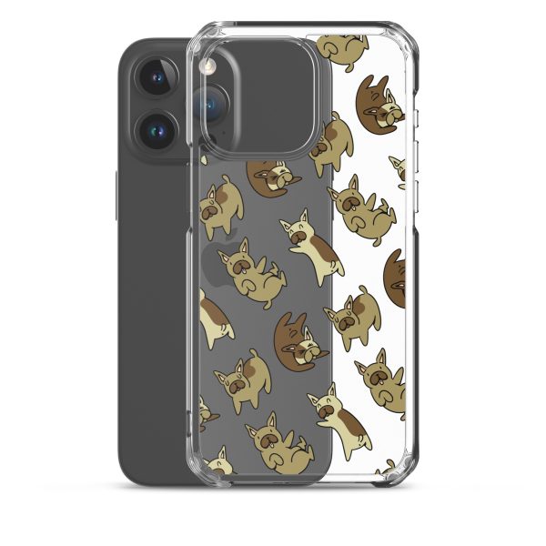 French Bulldog iPhone Clear Case