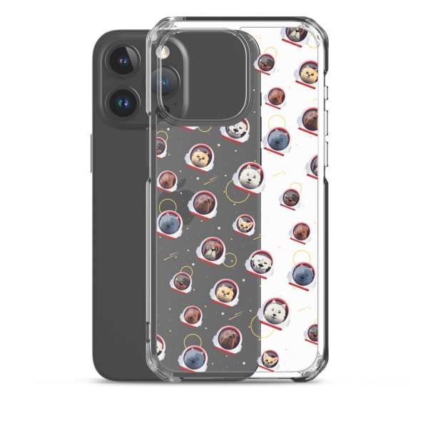 Space Dogs iPhone Clear Case