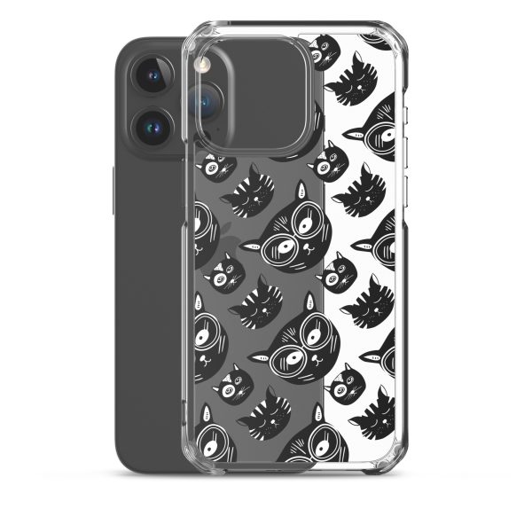 Funky Cats iPhone Clear Case