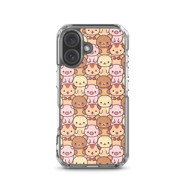 Kawaii Animals iPhone Clear Case