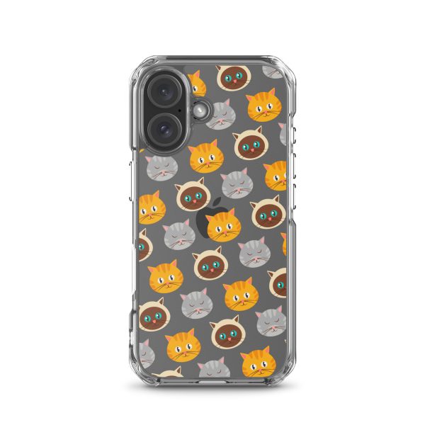 Cute Cats iPhone Clear Case