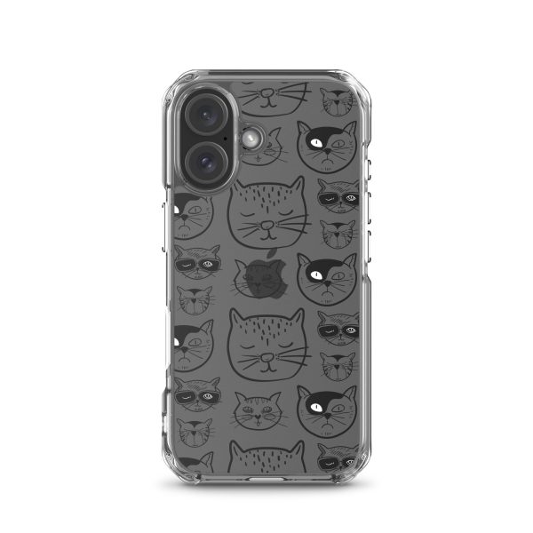 Cartoonish Cat iPhone Clear Case