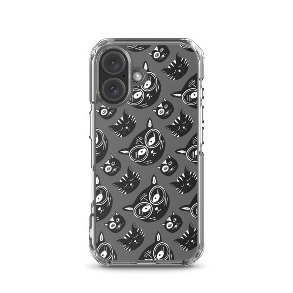 Funky Cats iPhone Clear Case