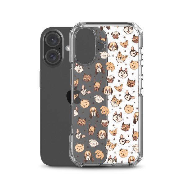 Cute Dog Breeds iPhone Clear Case