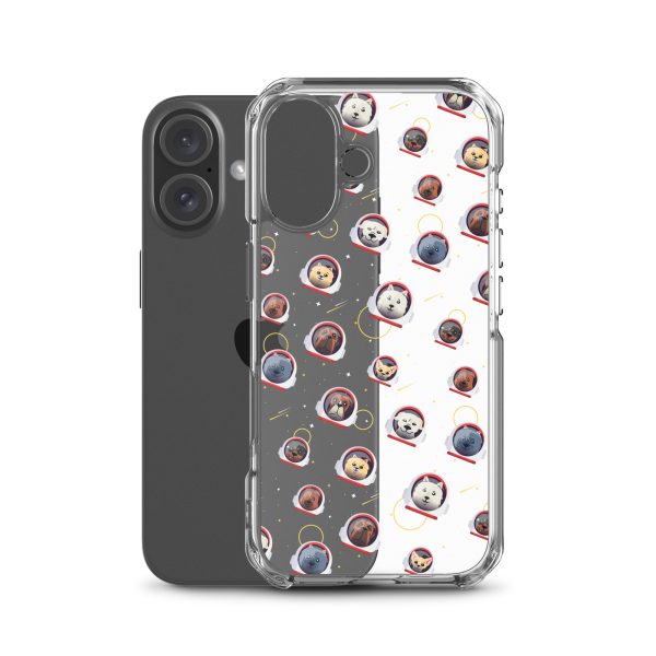 Space Dogs iPhone Clear Case