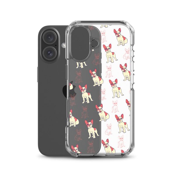 French Bulldog iPhone Clear Case