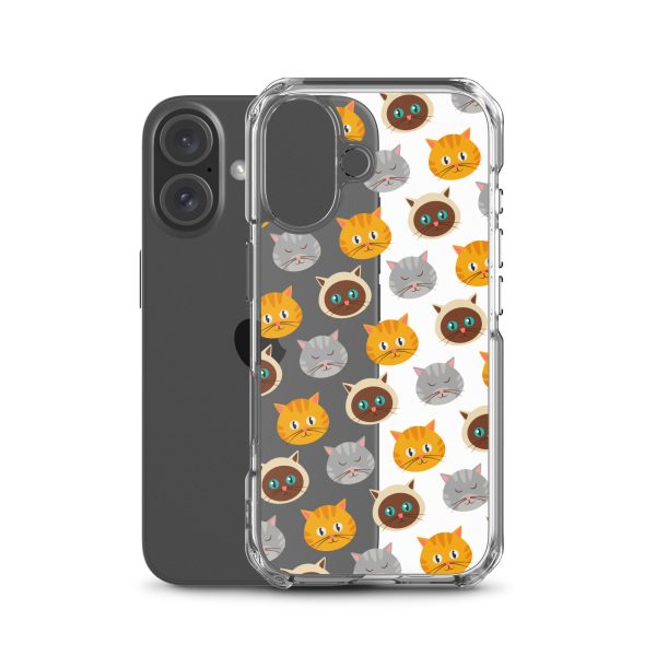 Cute Cats iPhone Clear Case