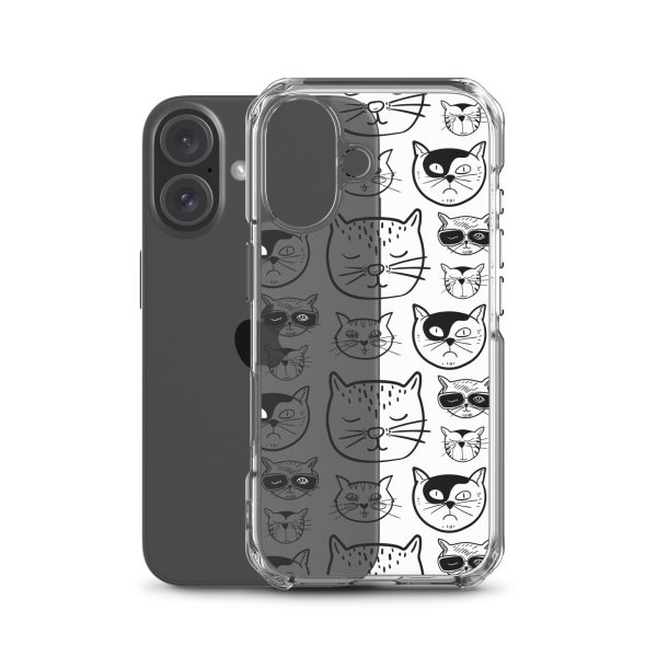 Cartoonish Cat iPhone Clear Case