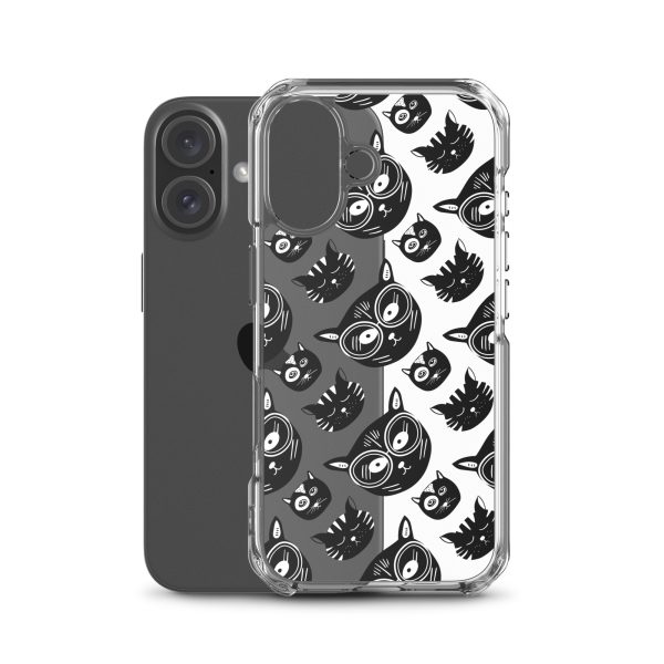 Funky Cats iPhone Clear Case
