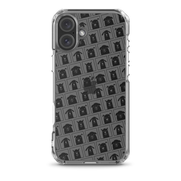 Black Dogs iPhone Clear Case