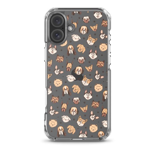 Cute Dog Breeds iPhone Clear Case