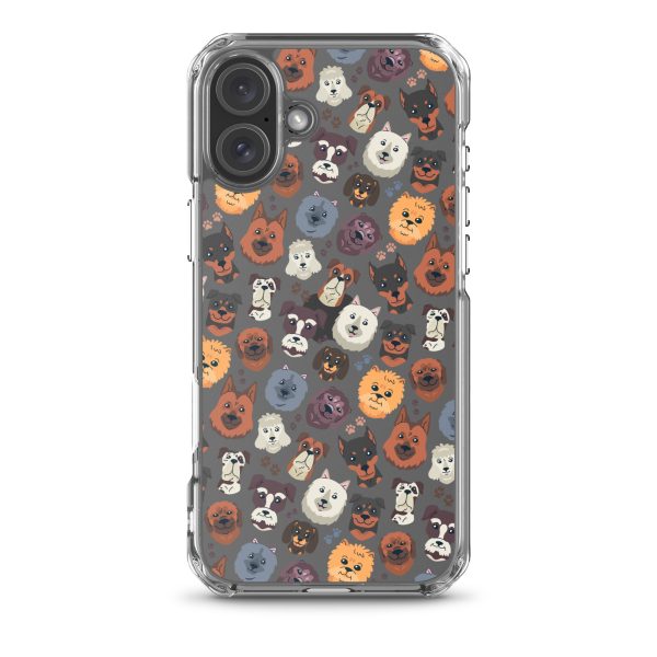 Dog Heads iPhone Clear Case