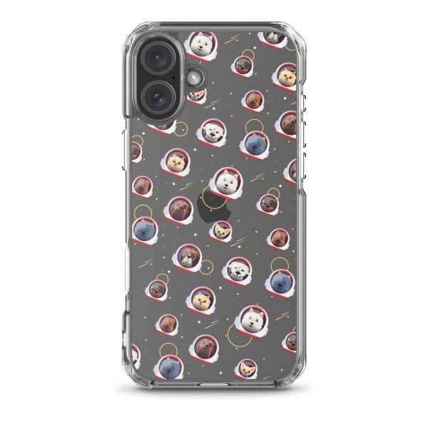 Space Dogs iPhone Clear Case
