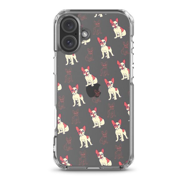 French Bulldog iPhone Clear Case