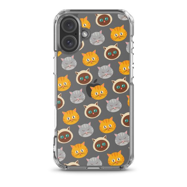 Cute Cats iPhone Clear Case