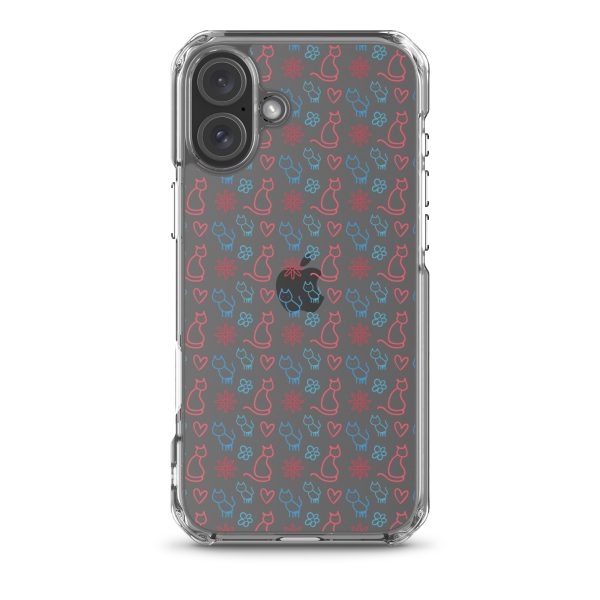 clear-case-for-iphone-iphone-16-plus-case-on-phone-6a1d6fc0b0fb4-1.jpg Cats and Flowers iPhone Clear Case