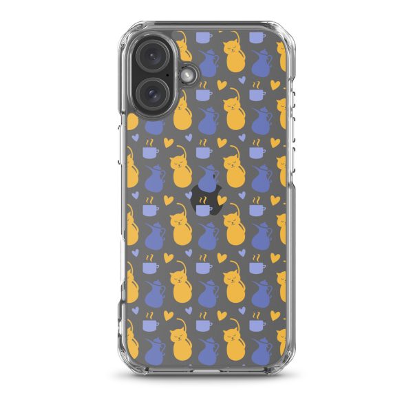 Tea and Cat iPhone Clear Case