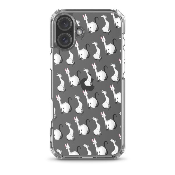 Classy Cats iPhone Clear Case