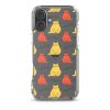 Abstract Colorful Cats iPhone Clear Case