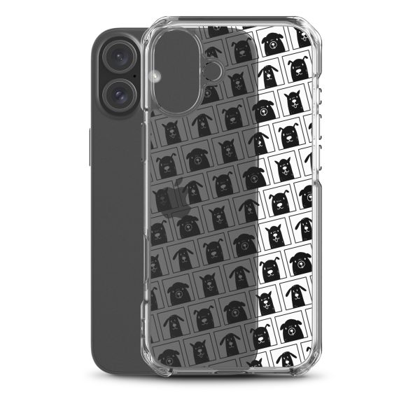 Black Dogs iPhone Clear Case