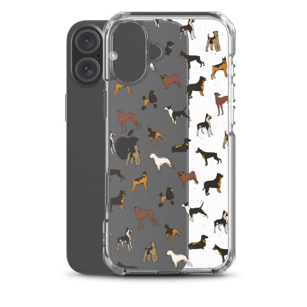 Dog Breeds iPhone Clear Case