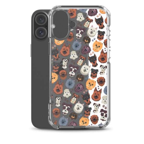 Dog Heads iPhone Clear Case