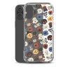 Dog Heads Seamless iPhone Clear Case
