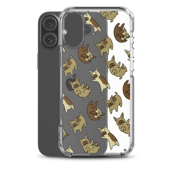 French Bulldog iPhone Clear Case