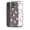 French Bulldog iPhone Clear Case