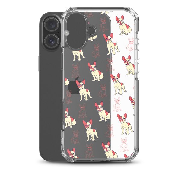 French Bulldog iPhone Clear Case