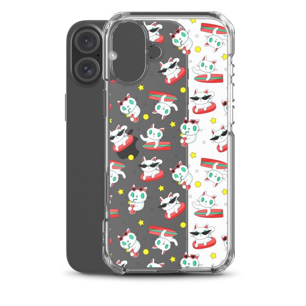 clear-case-for-iphone-iphone-16-plus-case-with-phone-6a1d6f6a9fac3.jpg Cat Surfing iPhone Clear Case