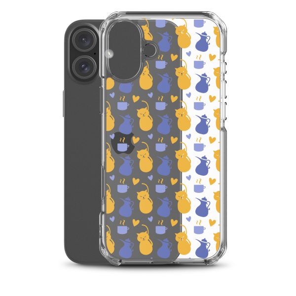 Tea and Cat iPhone Clear Case