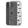 Cartoonish Cat iPhone Clear Case