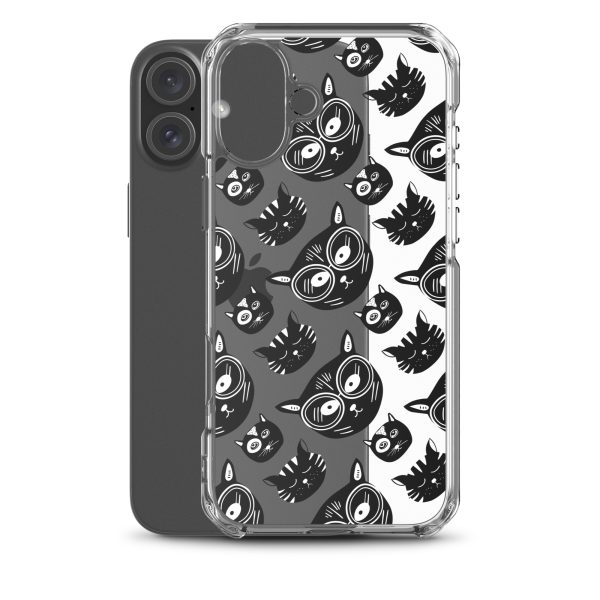 Funky Cats iPhone Clear Case