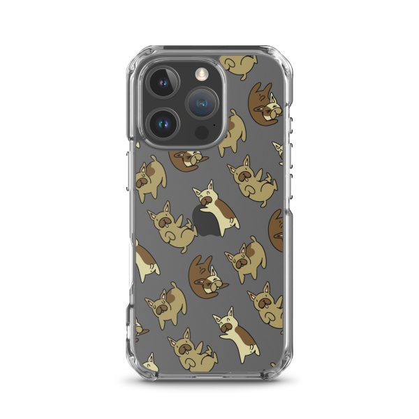French Bulldog iPhone Clear Case