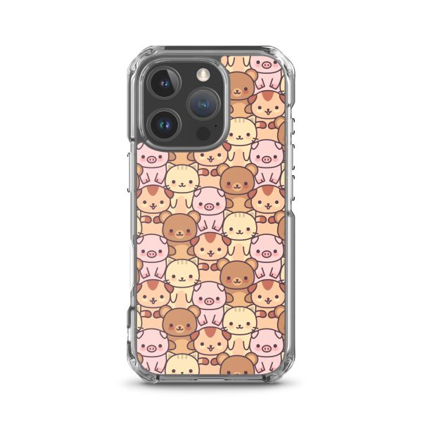 Kawaii Animals iPhone Clear Case