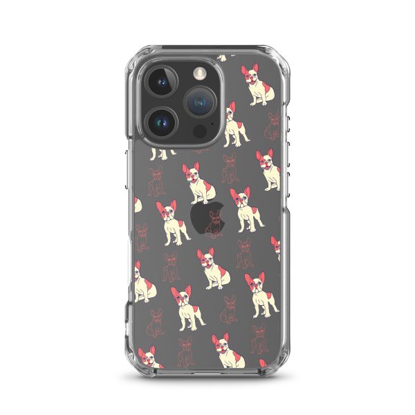 French Bulldog iPhone Clear Case
