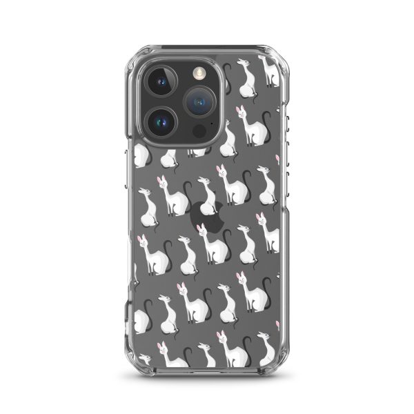 Classy Cats iPhone Clear Case