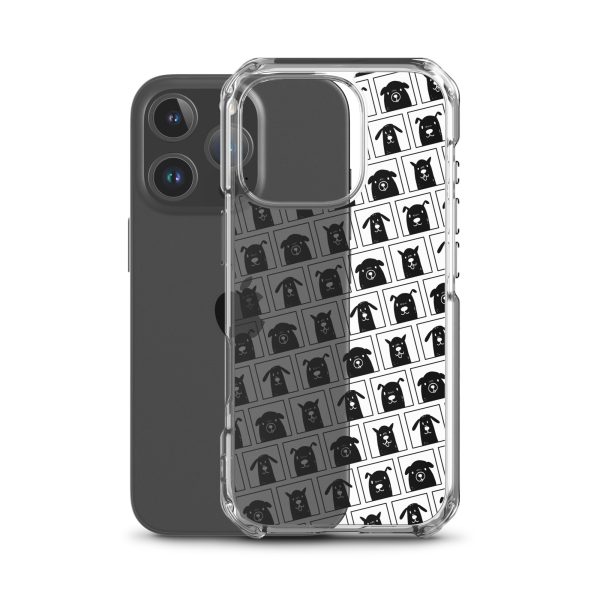 Black Dogs iPhone Clear Case