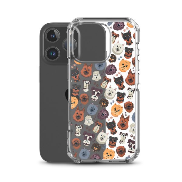 Dog Heads iPhone Clear Case
