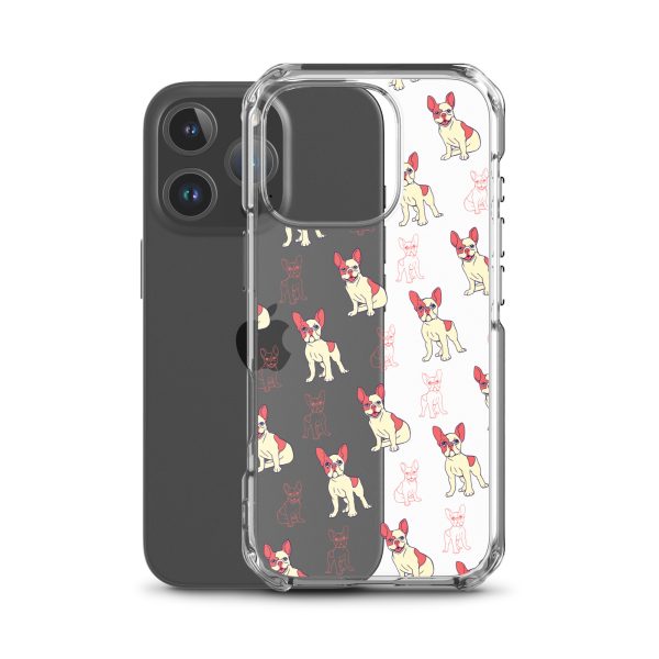 French Bulldog iPhone Clear Case