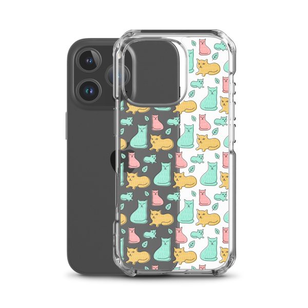 clear-case-for-iphone-iphone-16-pro-case-with-phone-6a1d6df614c2f.jpg Cat Cute Colorful iPhone Clear Case