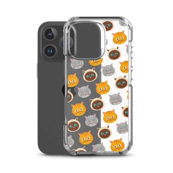 Cute Cats iPhone Clear Case