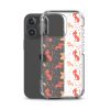Cat Silhouettes Seamless iPhone Clear Case