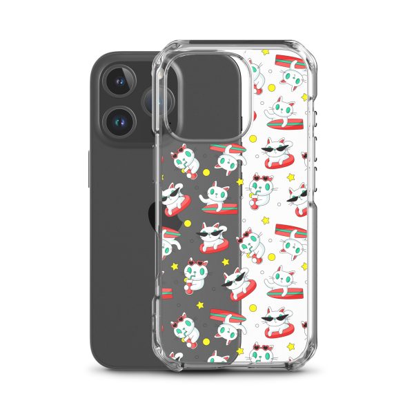 clear-case-for-iphone-iphone-16-pro-case-with-phone-6a1d6f6a9fe40.jpg Cat Surfing iPhone Clear Case