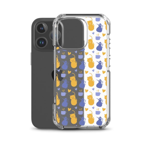 Tea and Cat iPhone Clear Case